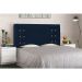 Cabeceira Solteiro 0,90m Genova Suede Azul Marinho - Pallazio