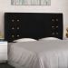 Cabeceira Solteiro 0,90m Genova Suede Preto - Pallazio