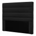 Cabeceira Solteiro 0,90m Las Palmas Suede Preto - Pallazio