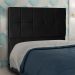 Cabeceira Solteiro 0,90m Lisboa Suede Preto - Pallazio
