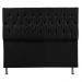 Cabeceira Solteiro 0,90m Madrid Suede Preto - Pallazio