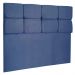 Cabeceira Solteiro 0,90m Nina Suede Azul Marinho - Pallazio