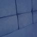 Cabeceira Solteiro 0,90m Nina Suede Azul Marinho - Pallazio