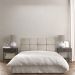 Cabeceira Solteiro 0,90m Nina Suede Bege - Pallazio
