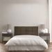 Cabeceira Solteiro 0,90m Nina Suede Marrom - Pallazio