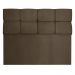 Cabeceira Solteiro 0,90m Nina Suede Marrom - Pallazio
