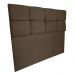 Cabeceira Solteiro 0,90m Nina Suede Marrom - Pallazio