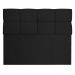 Cabeceira Solteiro 0,90m Nina Suede Preto - Pallazio