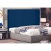 Cabeceira Solteiro 0,90m Ravenna Suede Azul Marinho - Pallazio