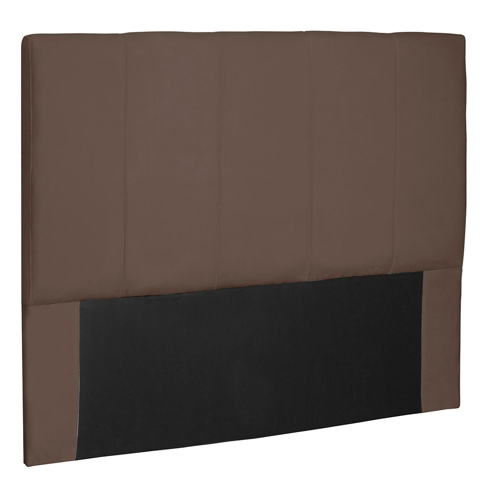 Cabeceira Solteiro 0,90m Ravenna Suede Caramelo - Pallazio