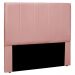 Cabeceira Solteiro 0,90m Ravenna Veludo Rosa - Pallazio