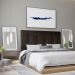 Cabeceira Solteiro 0,90m Roma Suede Marrom - Pallazio
