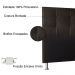 Cabeceira Solteiro 0,90m Roma Suede Marrom - Pallazio