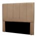 Cabeceira Solteiro 0,90m Sevilha Suede Bege - Pallazio