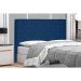 Cabeceira Solteiro 0,90m Tânia Suede Azul Marinho - Pallazio