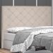 Cabeceira Solteiro 0,90m Tânia Suede Bege - Pallazio