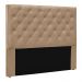 Cabeceira Solteiro 0,90m Toledo Suede Bege - Pallazio