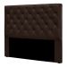 Cabeceira Solteiro 0,90m Toledo Suede Marrom - Pallazio
