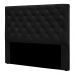 Cabeceira Solteiro 0,90m Toledo Suede Preto - Pallazio