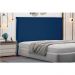 Cabeceira Solteiro 0,90m Veneza Suede Azul Marinho - Pallazio