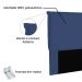 Cabeceira Solteiro 0,90m Veneza Suede Azul Marinho - Pallazio