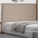 Cabeceira Solteiro 0,90m Veneza Suede Bege - Pallazio