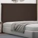 Cabeceira Solteiro 0,90m Veneza Suede Marrom Café - Pallazio
