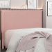 Cabeceira Solteiro 0,90m Veneza Veludo Rosa - Pallazio