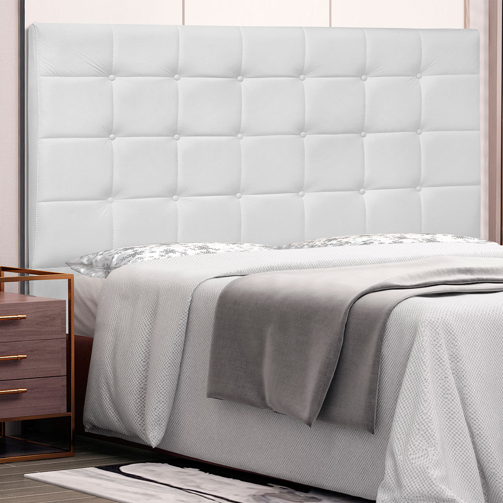 Cabeceira Solteiro 0,90m Verona Corano Branco - Pallazio