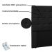 Cabeceira Solteiro 0,90m Verona Corano Preto - Pallazio