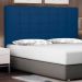 Cabeceira Solteiro 0,90m Verona Suede Azul Marinho - Pallazio