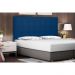 Cabeceira Solteiro 0,90m Verona Suede Azul Marinho - Pallazio