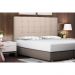 Cabeceira Solteiro 0,90m Verona Suede Bege - Pallazio