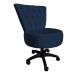 Cadeira Mocho Capitonê Elegância Veludo Azul Marinho Base Giratória - Pallazio