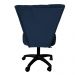 Cadeira Mocho Capitonê Elegância Veludo Azul Marinho Base Giratória - Pallazio