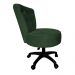 Cadeira Mocho Capitonê Elegância Veludo Verde Base Giratória - Pallazio