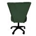 Cadeira Mocho Capitonê Elegância Veludo Verde Base Giratória - Pallazio