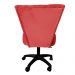 Cadeira Mocho Capitonê Elegância Veludo Vermelho Base Giratória - Pallazio