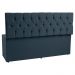Calçadeira Recamier Baú King 1,95m Madrid Suede Azul Marinho - Pallazio