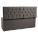 Calçadeira Recamier Baú King 1,95m Madrid Suede Cinza - Pallazio