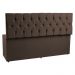 Calçadeira Recamier Baú King 1,95m Madrid Suede Marrom - Pallazio