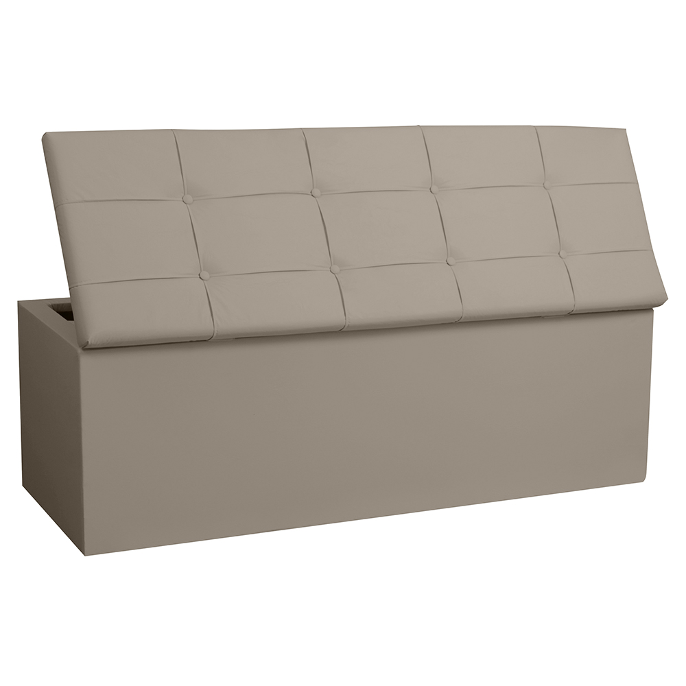 Calçadeira Recamier Baú Queen 1,60m Roma Corano - Pallazio