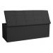 Calçadeira Recamier Baú Queen 1,60m Roma Corano Preto - Pallazio