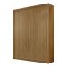 Guarda Roupa Casal 02 Portas de Correr Sevilha Nature - Pallazio