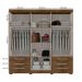 Guarda Roupa Casal Holanda 6 Portas e 6 Gavetas Malbec - Pallazio
