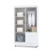 Guarda Roupa Solteiro 4 Portas 102 cm Rio Plus Branco - Pallazio