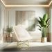 Kit 02 Cadeiras Poltrona de Jantar Bela Suede Base Metálica Luxo Dourado - Pallazio