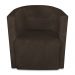 Kit 02 Poltronas Decorativa Lyon Veludo Marrom - Pallazio
