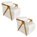 Kit 02 Poltronas Decorativa Marselha Veludo Base de Madeira - Pallazio