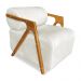 Kit 02 Poltronas Decorativa Marselha Veludo Base de Madeira - Pallazio
